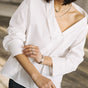 

Chemise asymétrique Femme Hazel Plain white | Freeman T. Porter