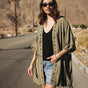 

Kimono estampado Mujer Kanna Sahara Trip deep lichen green | Freeman T. Porter