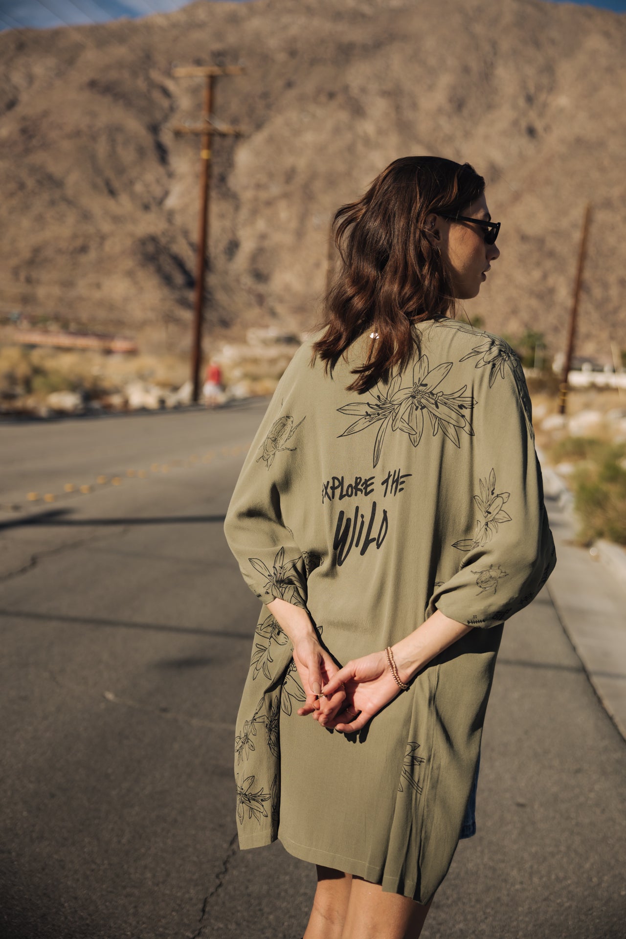 
              

Kimono à motifs Femme Kanna Sahara Trip deep lichen green | Freeman T. Porter
            
