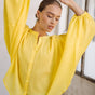 

Blouse manches chauve-souris Femme Belly Plain light yellow | Freeman T. Porter