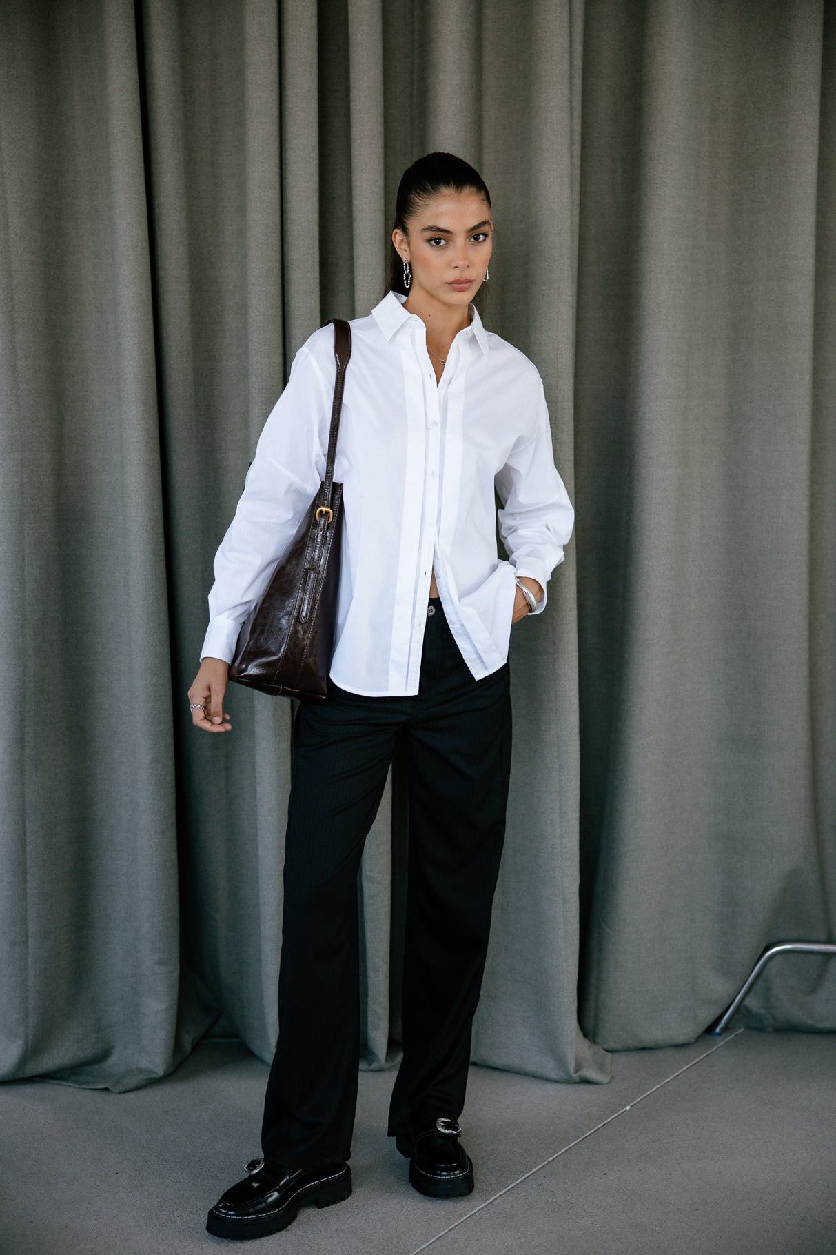 

Chemise Boyfriend Femme Chelina white | Freeman T. Porter