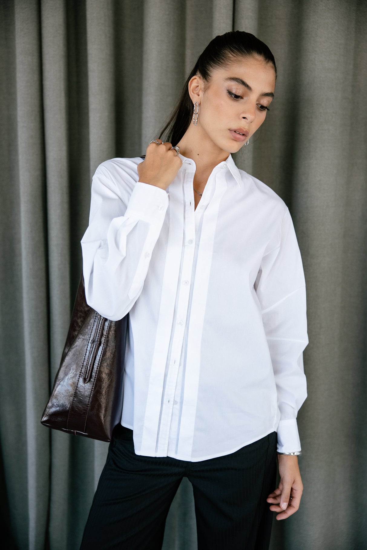 

Chemise Boyfriend Femme Chelina white | Freeman T. Porter