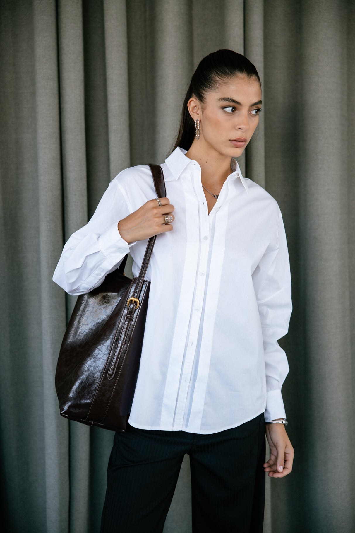 

Chemise Boyfriend Femme Chelina white | Freeman T. Porter