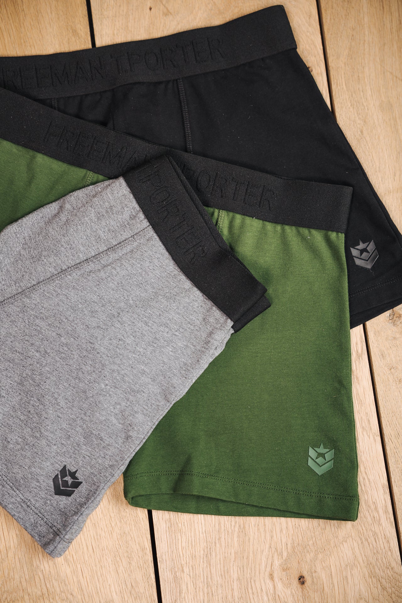 

Ropa interior Hombres Monet Lot 3 lichen/black/dark grey | Freeman T. Porter