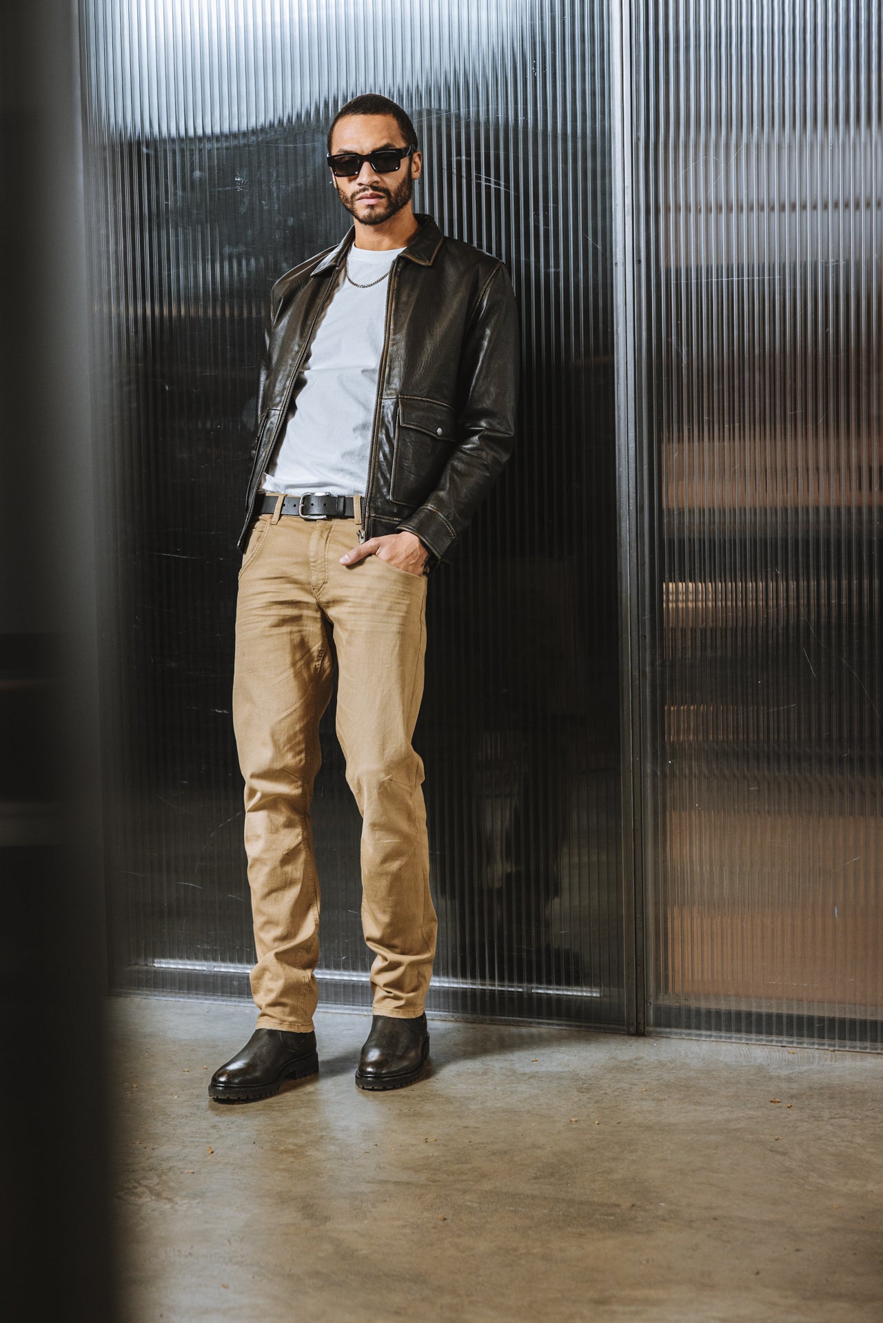 

Straight fit T-shirt Men Chuck River bright white | Freeman T. Porter