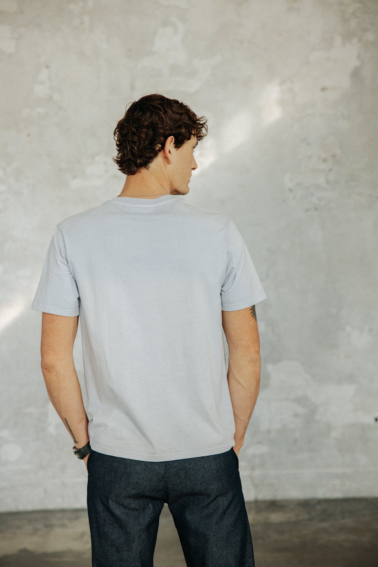 

T-Shirt mit geradem Schnitt Herren Chuck River xenon blue | Freeman T. Porter