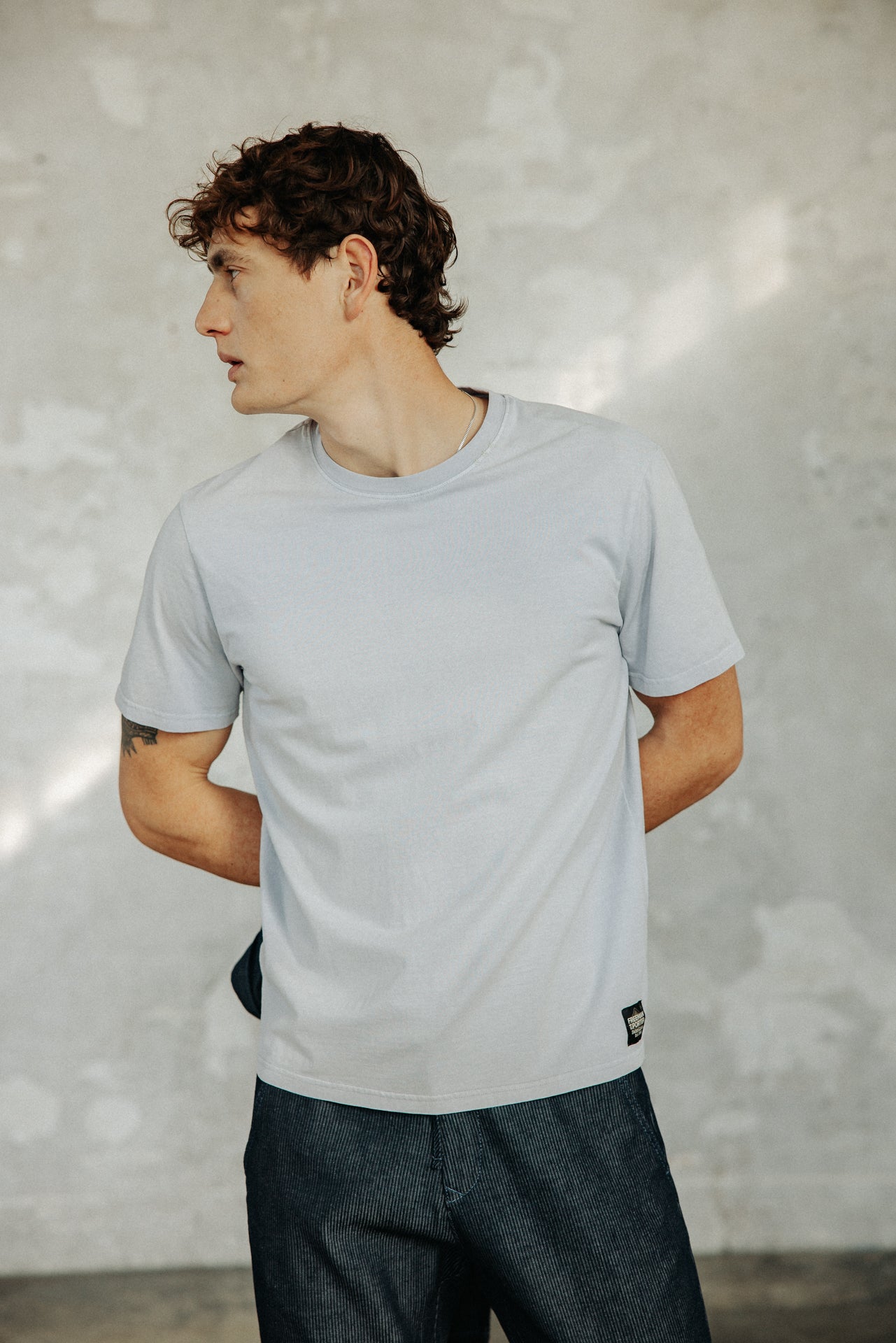 

T-Shirt mit geradem Schnitt Herren Chuck River xenon blue | Freeman T. Porter