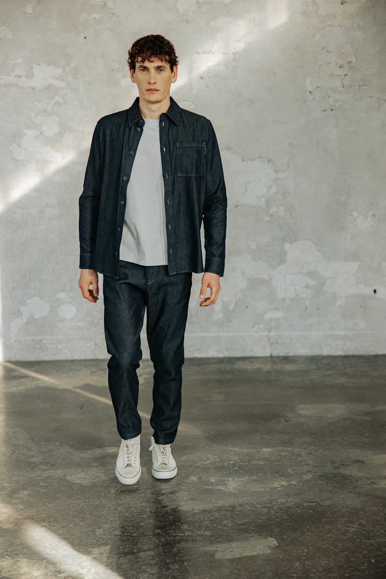 

T-Shirt mit geradem Schnitt Herren Chuck River xenon blue | Freeman T. Porter