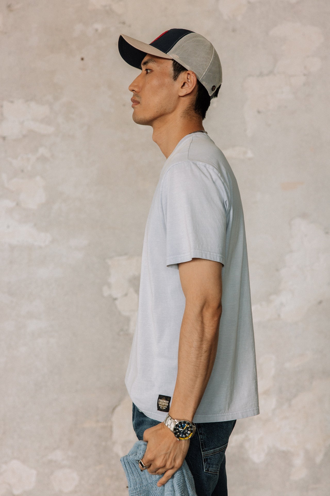

Chemise droite Men Chuck River xenon blue | Freeman T. Porter