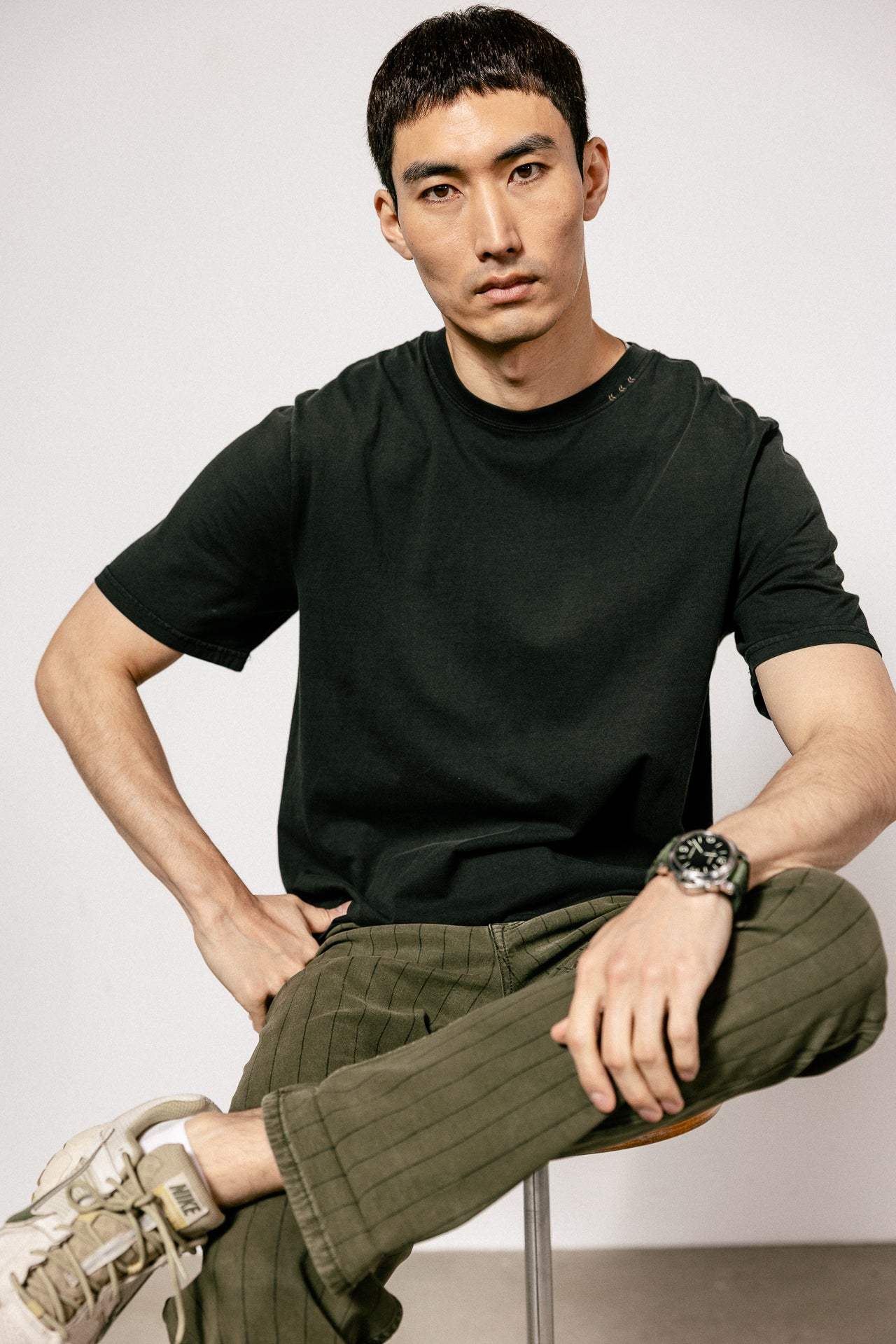 

Straight fit T-Shirt Men Chuck River pirate black | Freeman T. Porter