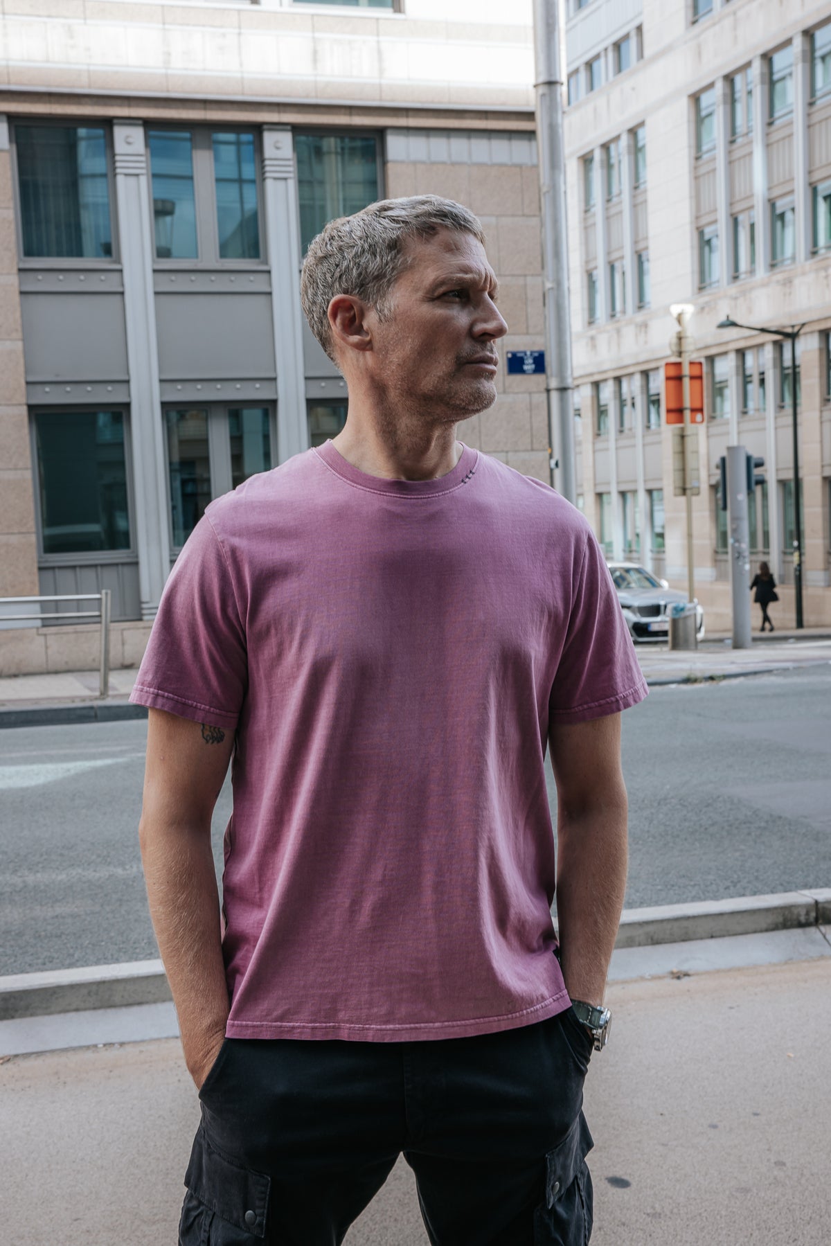   
            

T-Shirt coupe droite Homme Chuck River mellow mauve | Freeman T. Porter
          