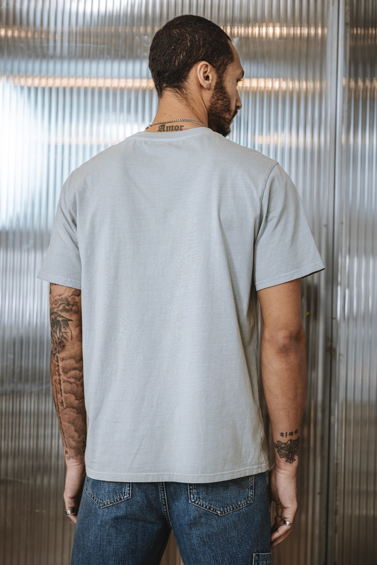 

T-shirt droit Homme Chuck River mercury | Freeman T. Porter