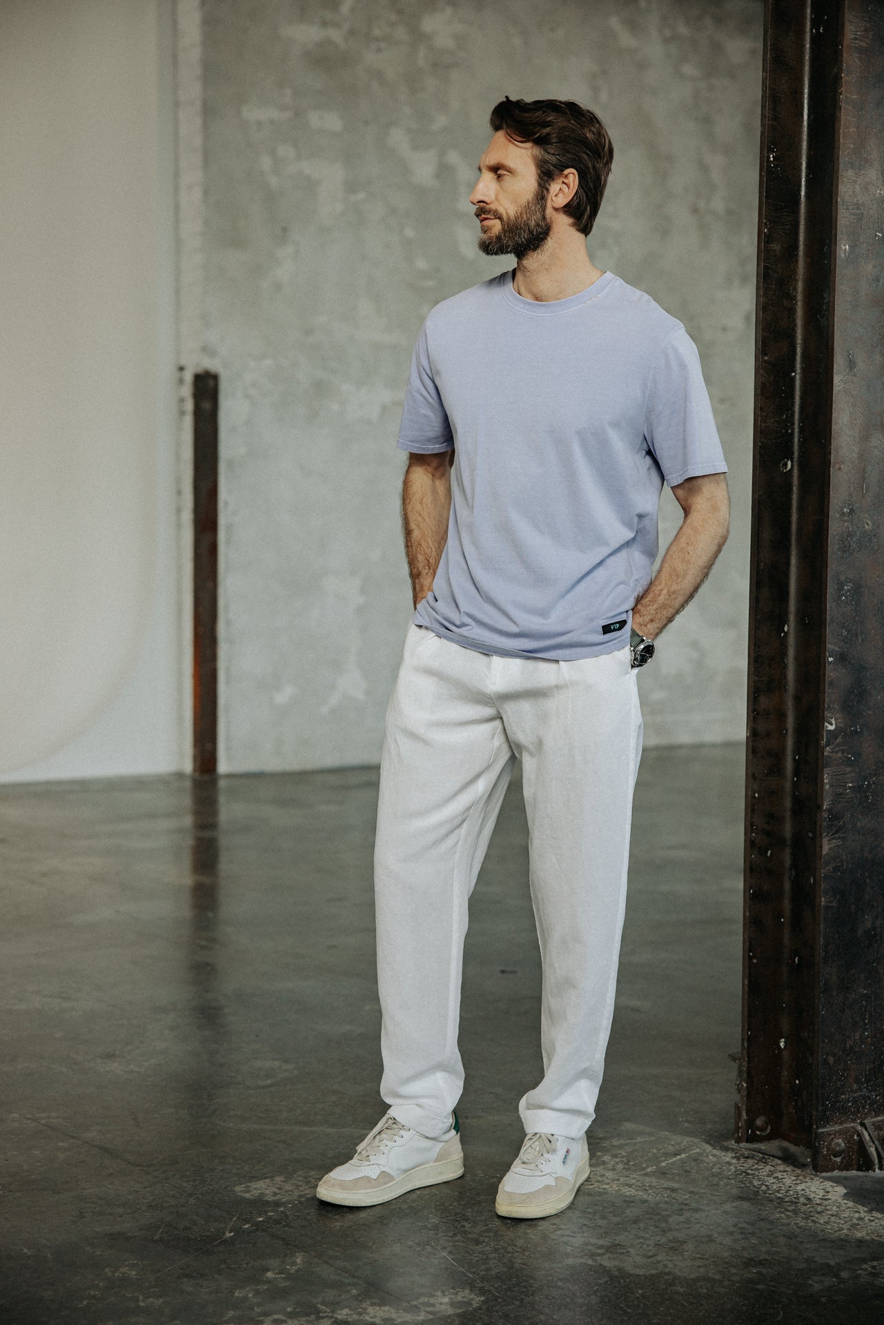 

Gerades T-Shirt Herren Chuck River heather | Freeman T. Porter