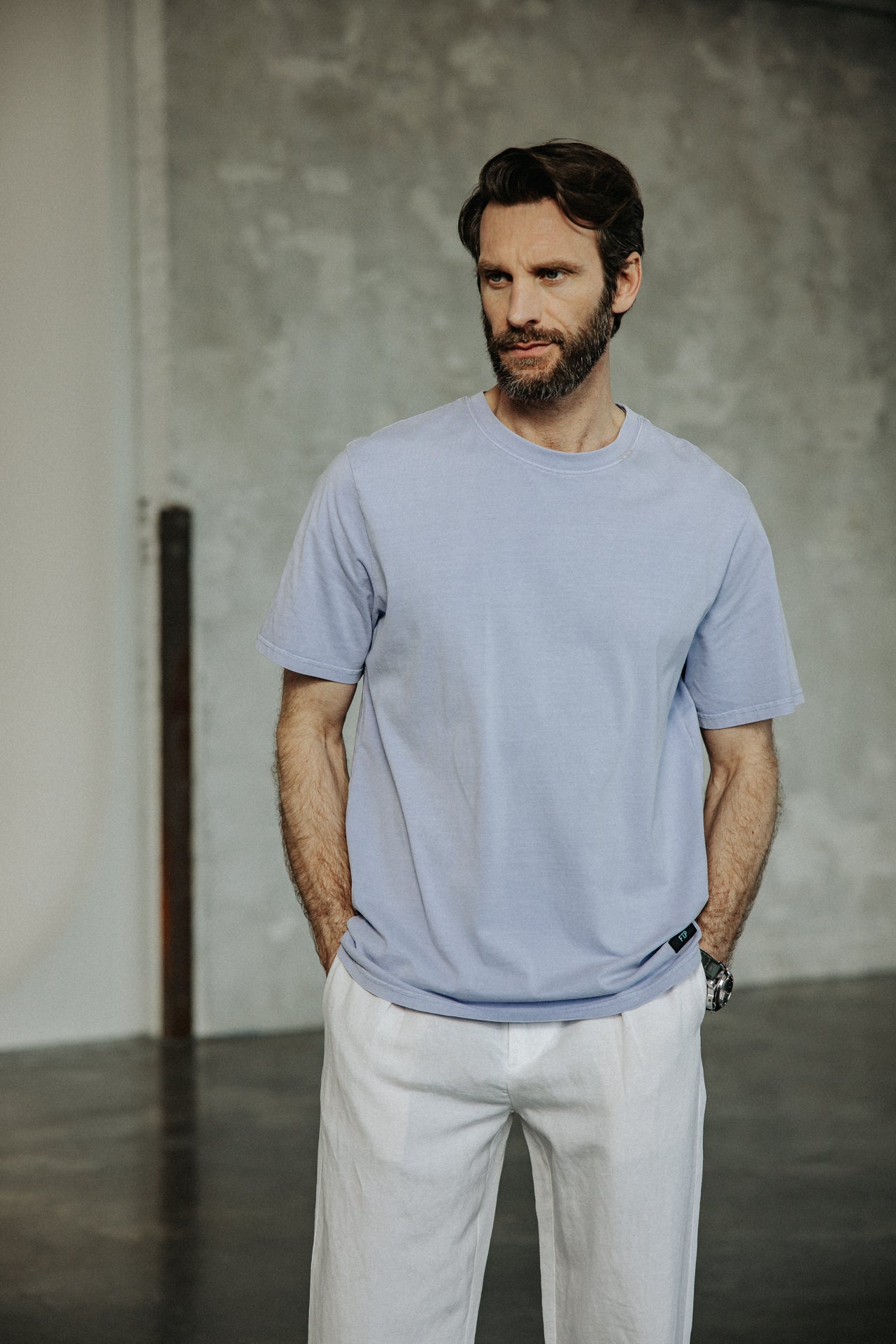 

Gerades T-Shirt Herren Chuck River heather | Freeman T. Porter