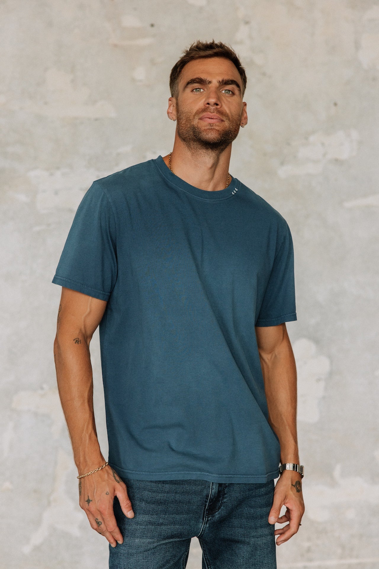 
              

T-Shirt droit Homme Chuck River vintage indigo | Freeman T. Porter
            