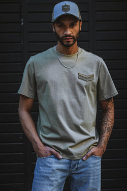 

Straight T-shirt Men Chuck Sergeant tea | Freeman T. Porter