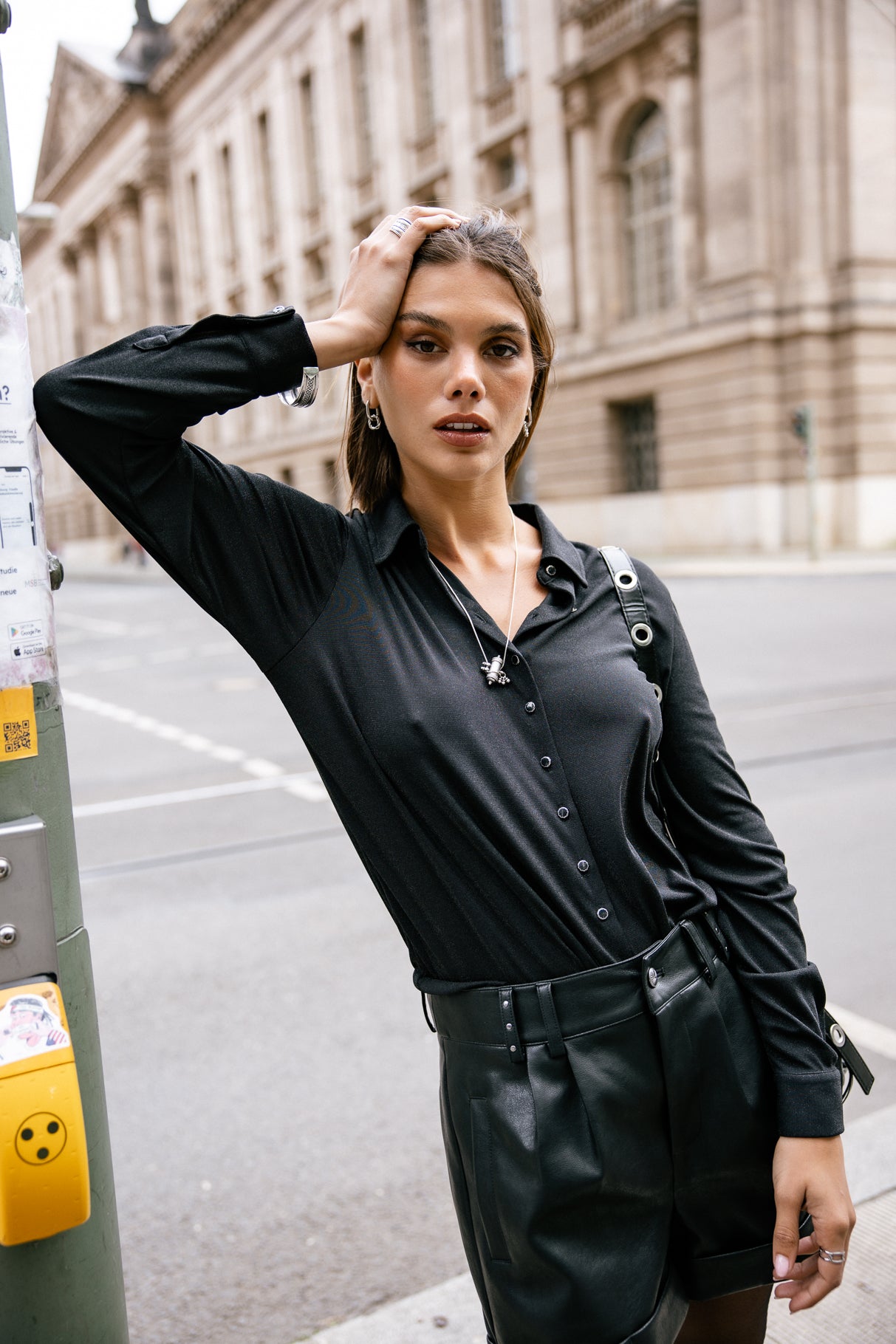 
              

Top avec lurex Femme Treel Shiny black | Freeman T. Porter
            