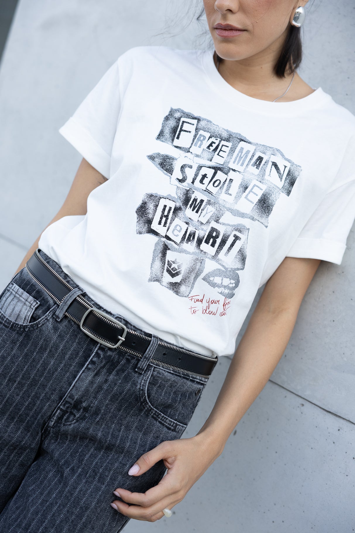 

T-shirt imprimé Femme Toad Stole My Heart white | Freeman T. Porter