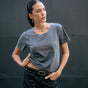 

T-Shirt clouté Femme Trail Studs medium grey | Freeman T. Porter