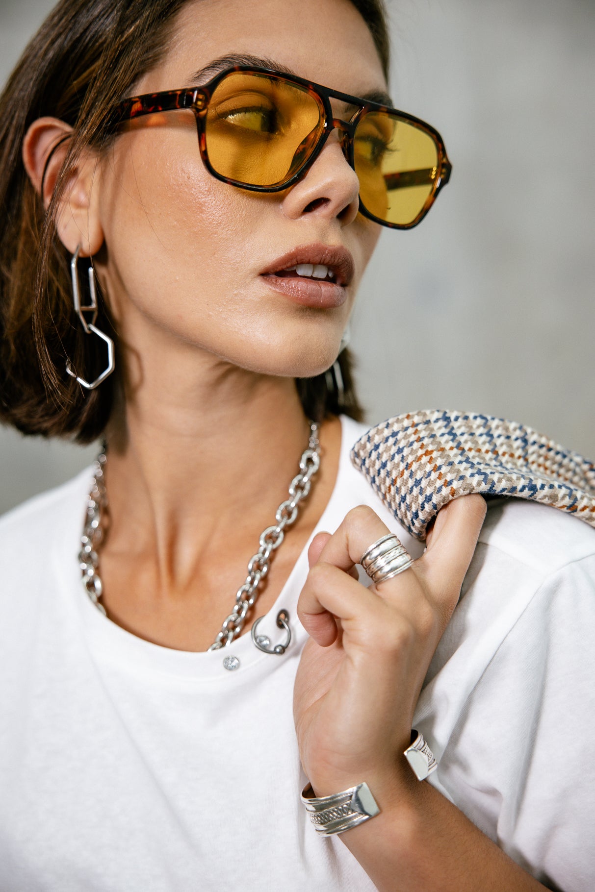 

T-shirt col rond Femme Tayane Zip white | Freeman T. Porter