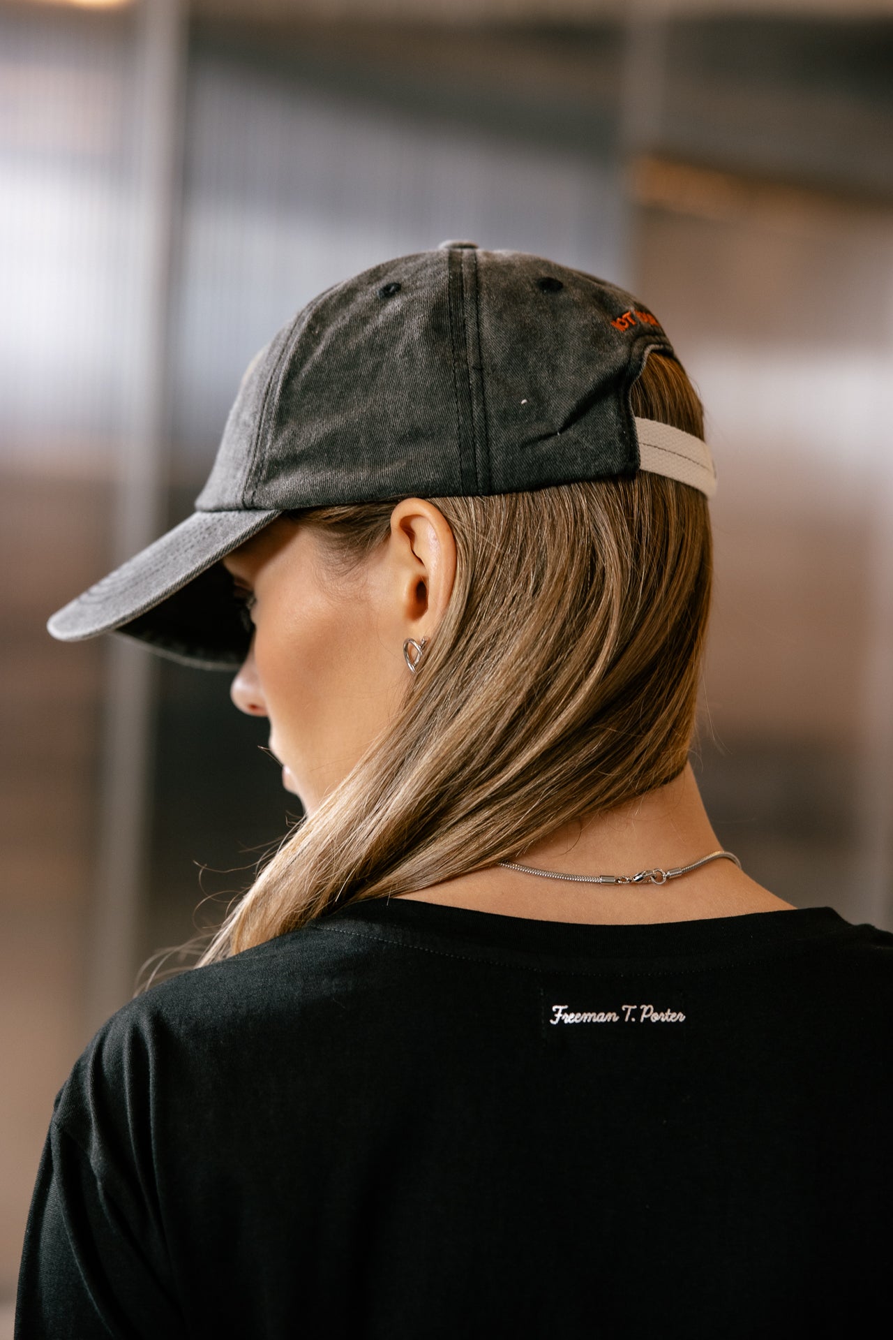 

Crew neck T-shirt Women Tayane Zip black | Freeman T. Porter