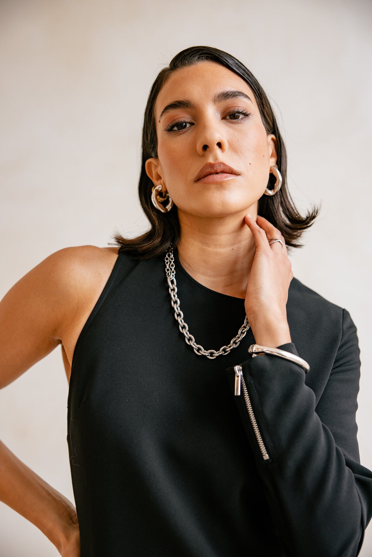 

Robe asymétrique Femme Rassoa black | Freeman T. Porter