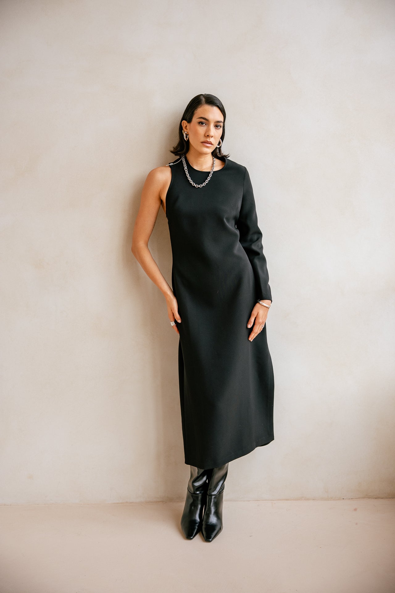 

Robe asymétrique Femme Rassoa black | Freeman T. Porter