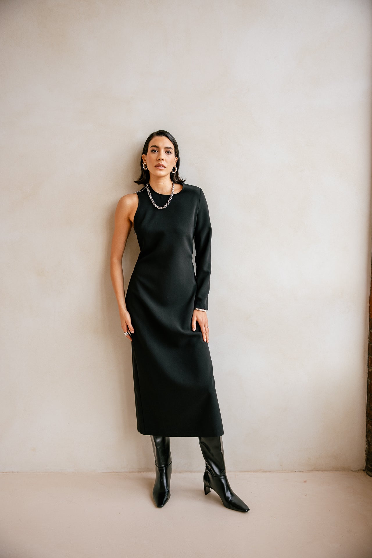 

Robe asymétrique Femme Rassoa black | Freeman T. Porter