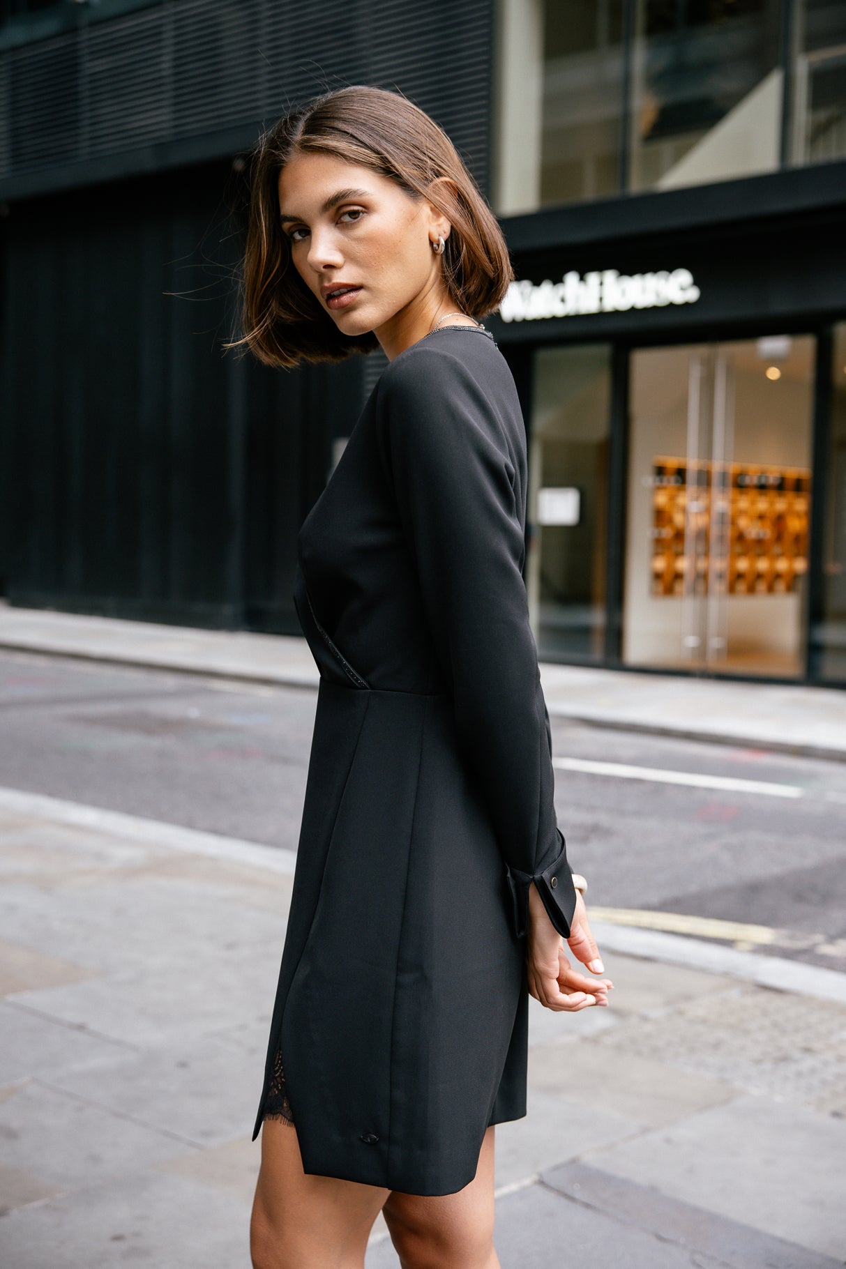 

Robe cache-cœur Mujer Rostia Lace black | Freeman T. Porter