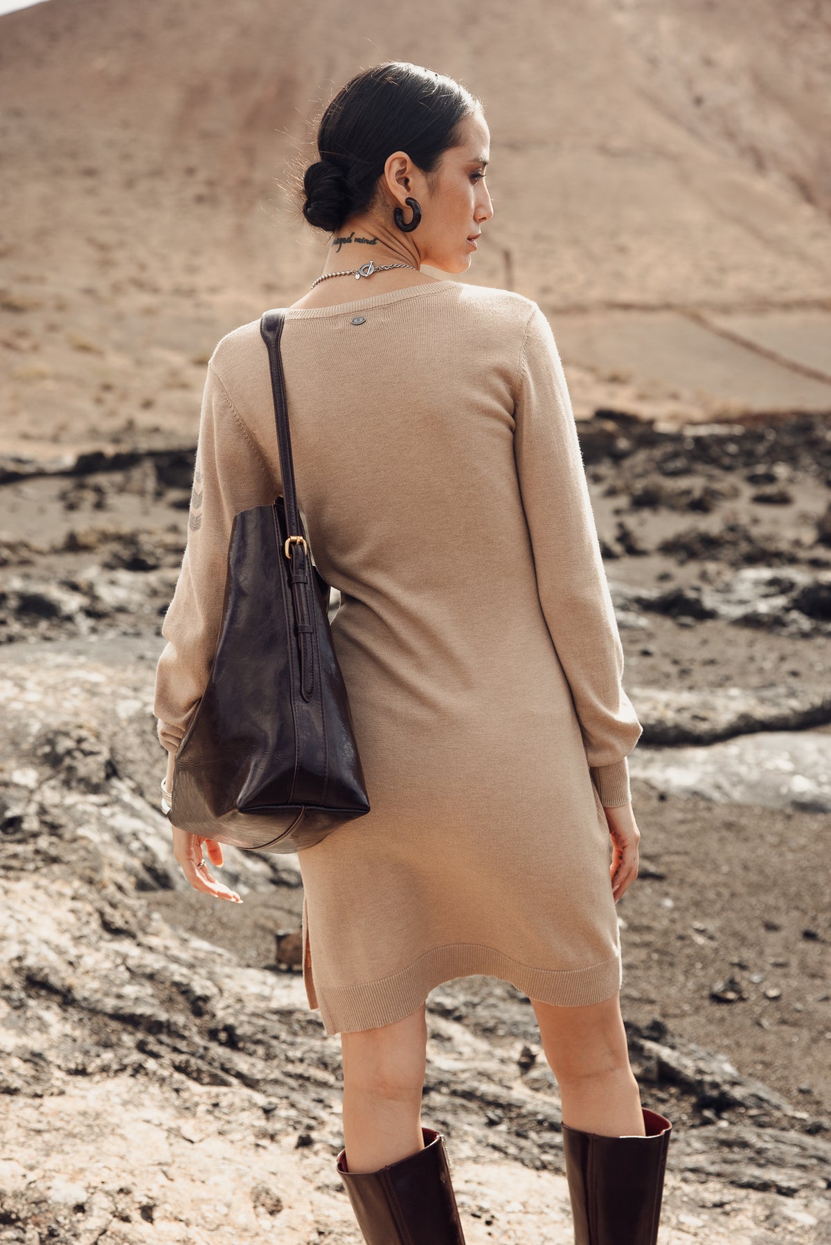 

Robe en maille Femme Reema irish cream | Freeman T. Porter