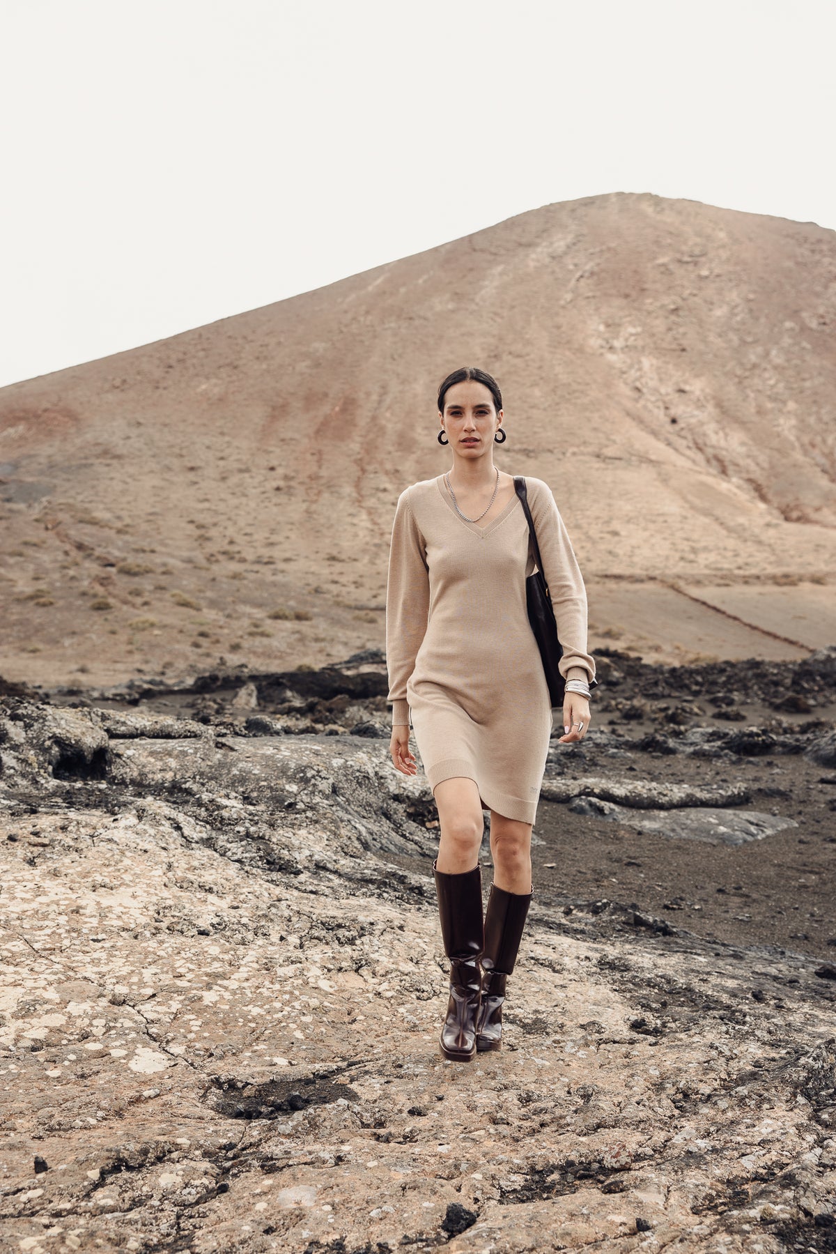 

Robe en maille Femme Reema irish cream | Freeman T. Porter