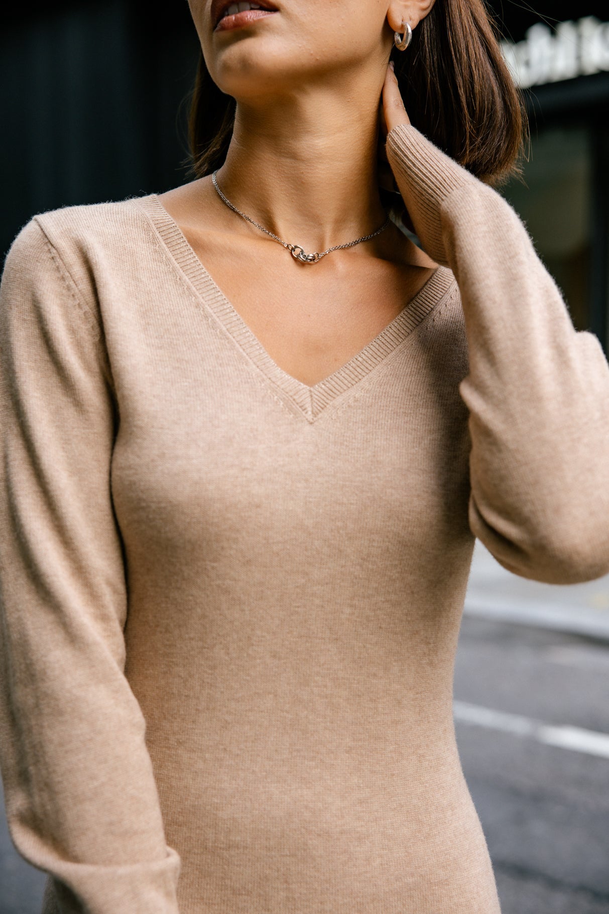 

Robe en maille Femme Reema irish cream | Freeman T. Porter