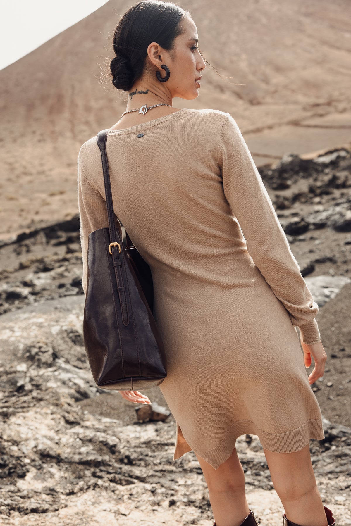 

Robe en maille Femme Reema irish cream | Freeman T. Porter