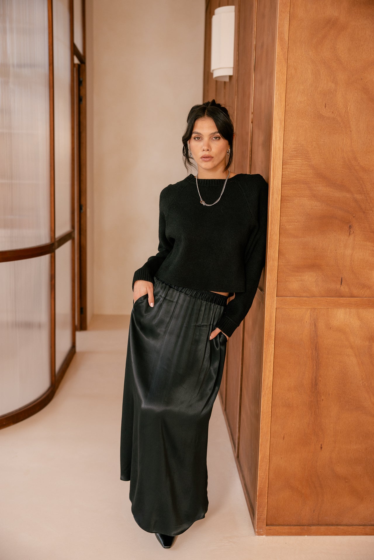   
            

Flowy long skirt Women Jendale Silk black | Freeman T. Porter
          