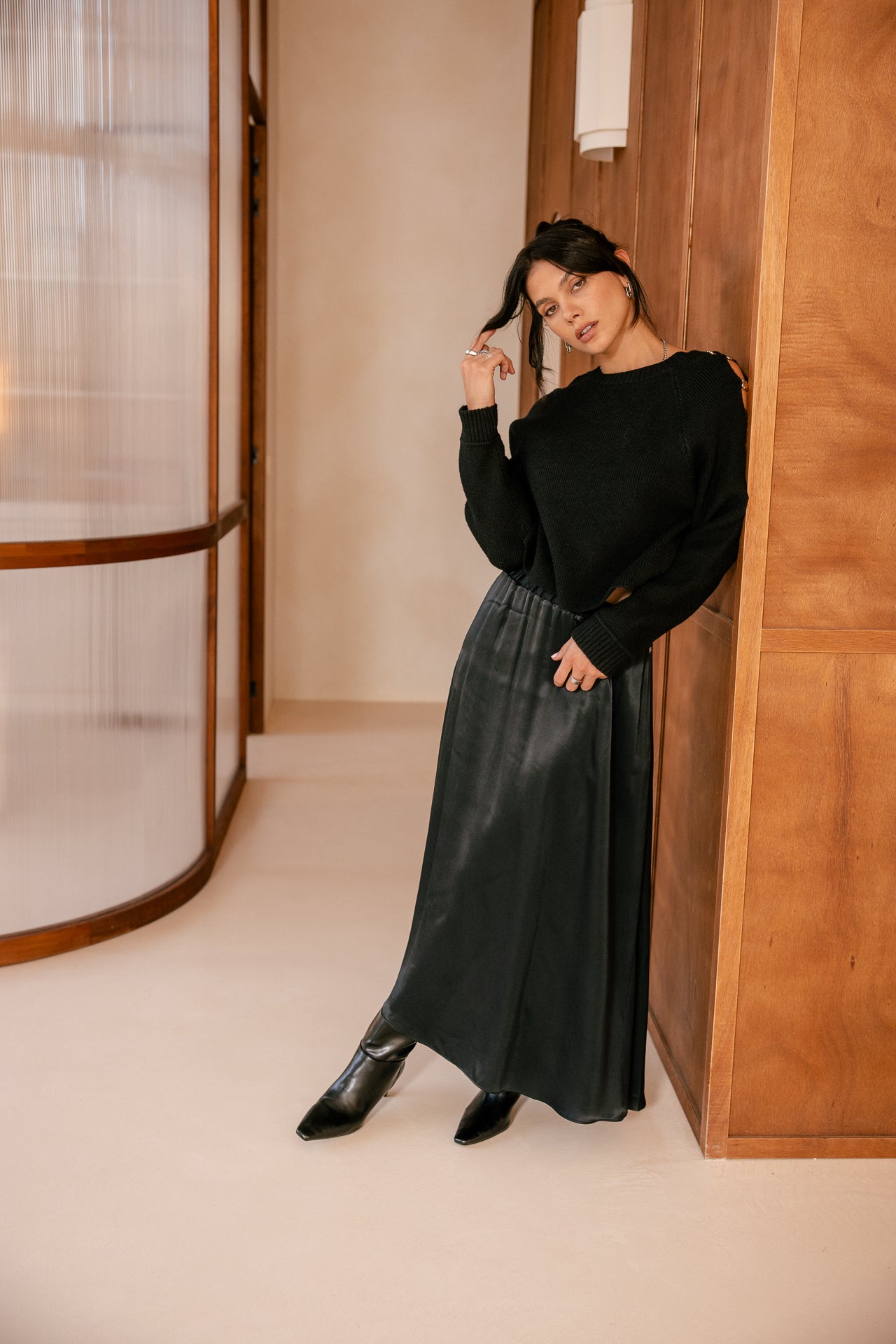 
              

Flowy long skirt Women Jendale Silk black | Freeman T. Porter
            