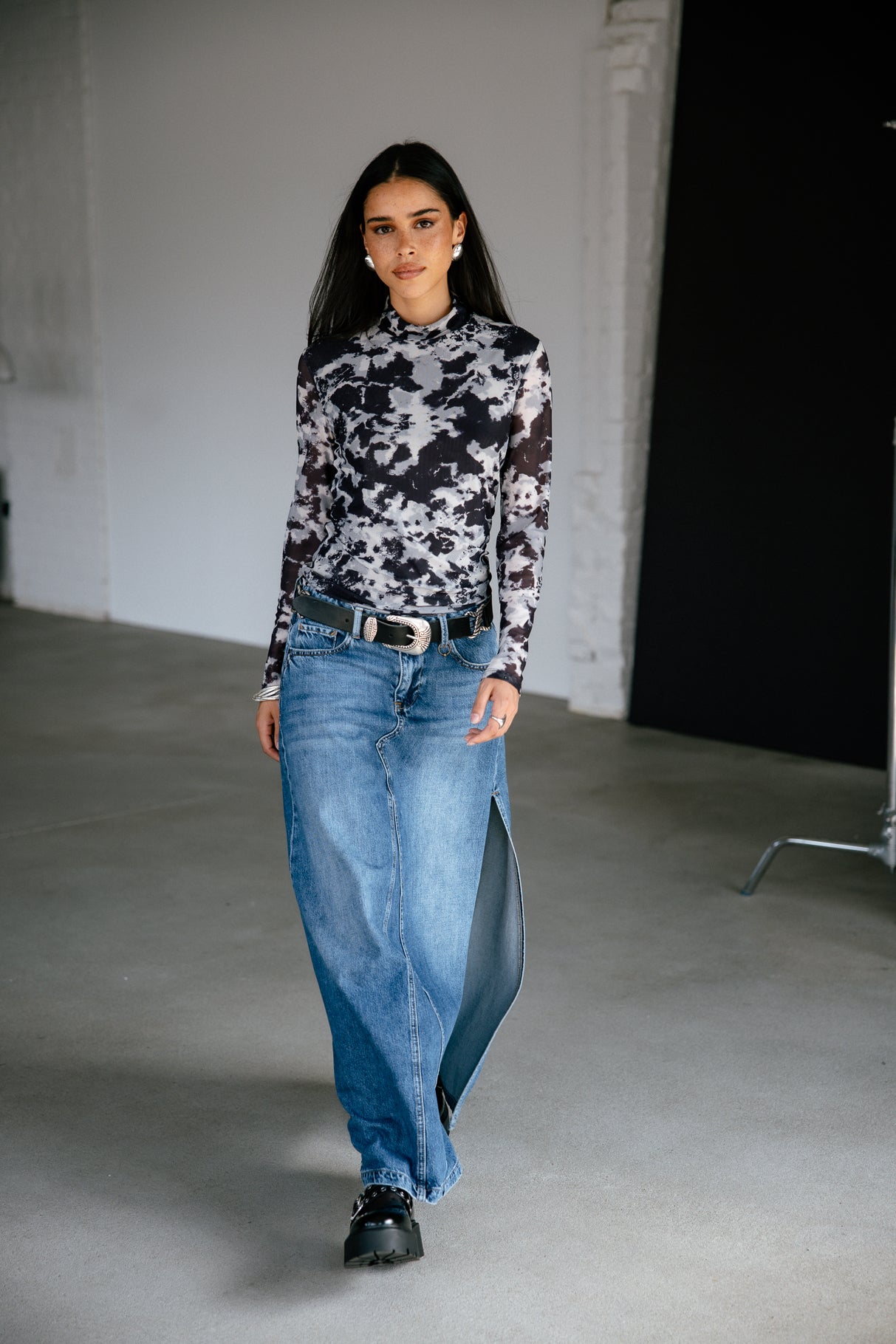 

Jupe longue  Mujer Alma Denim magnus | Freeman T. Porter