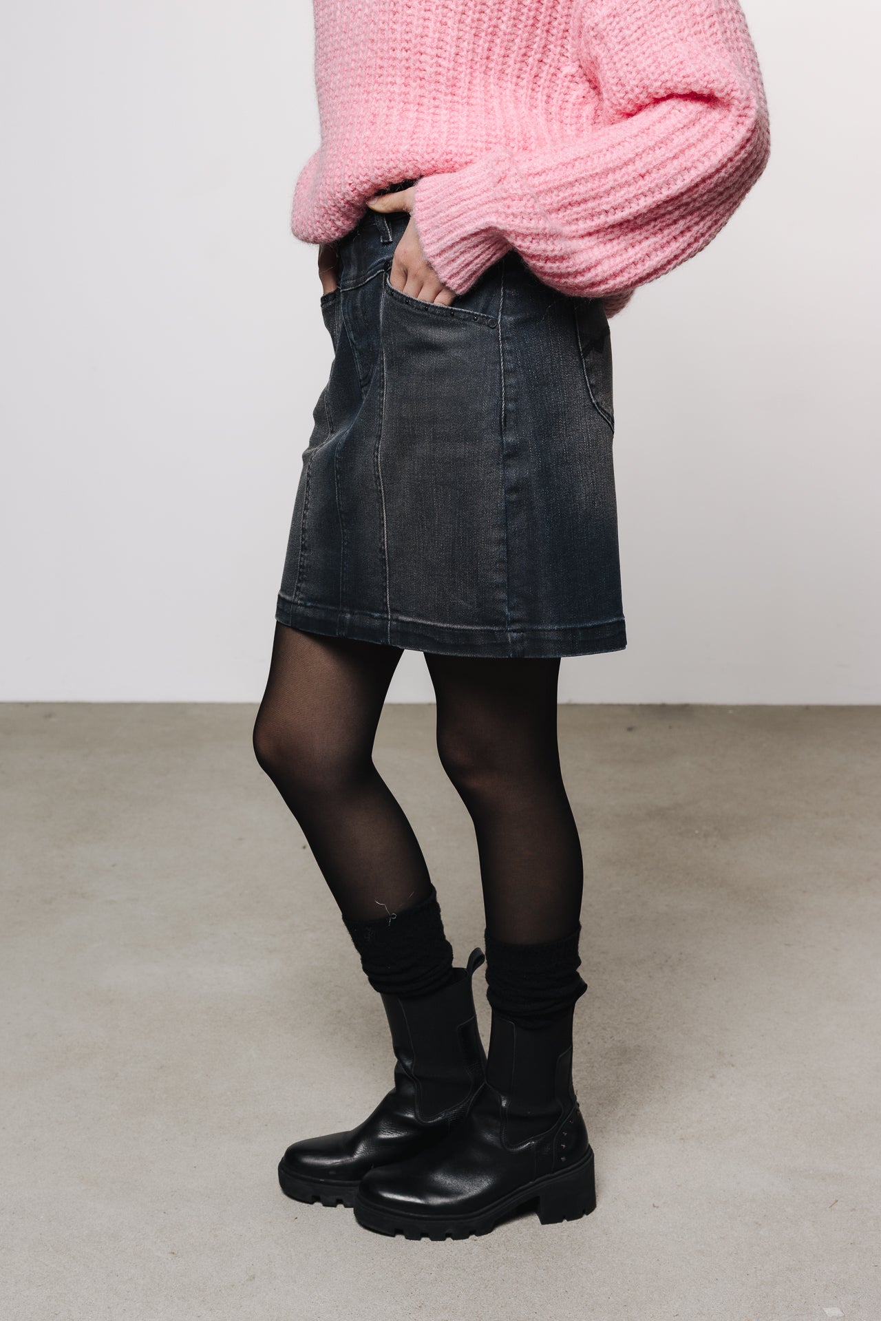 

Jupe avec détails clous  Femme Zelya betro | Freeman T. Porter