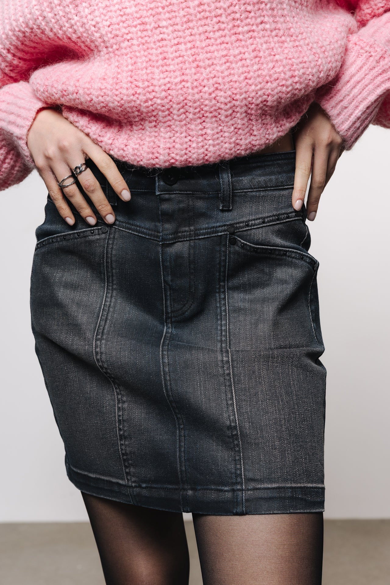 

Jupe avec détails clous  Femme Zelya betro | Freeman T. Porter