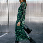

Robe avec jeux de transparence Femme Rasmina Greenery original | Freeman T. Porter