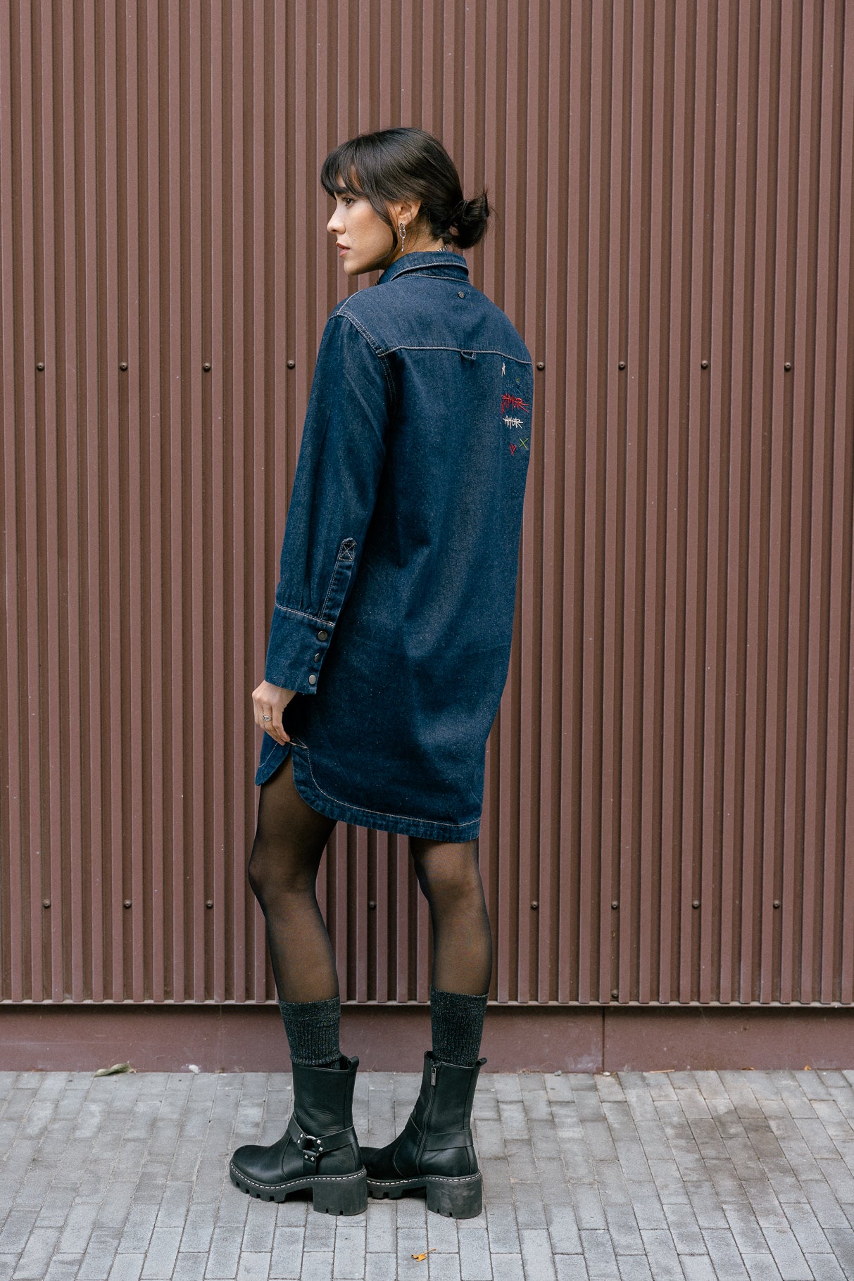 

Shirt dress Woman Restine Denim joya blue | Freeman T. Porter
