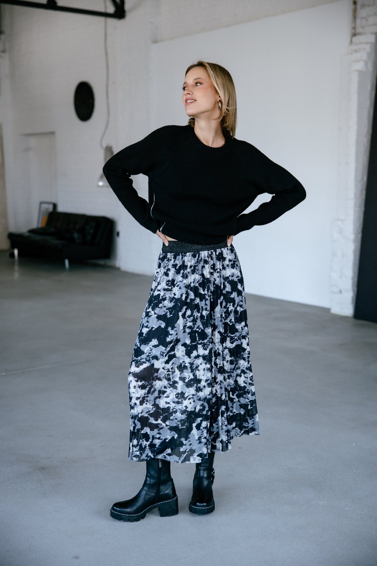 

Jupe plissée Femme Joalie Abstract original | Freeman T. Porter