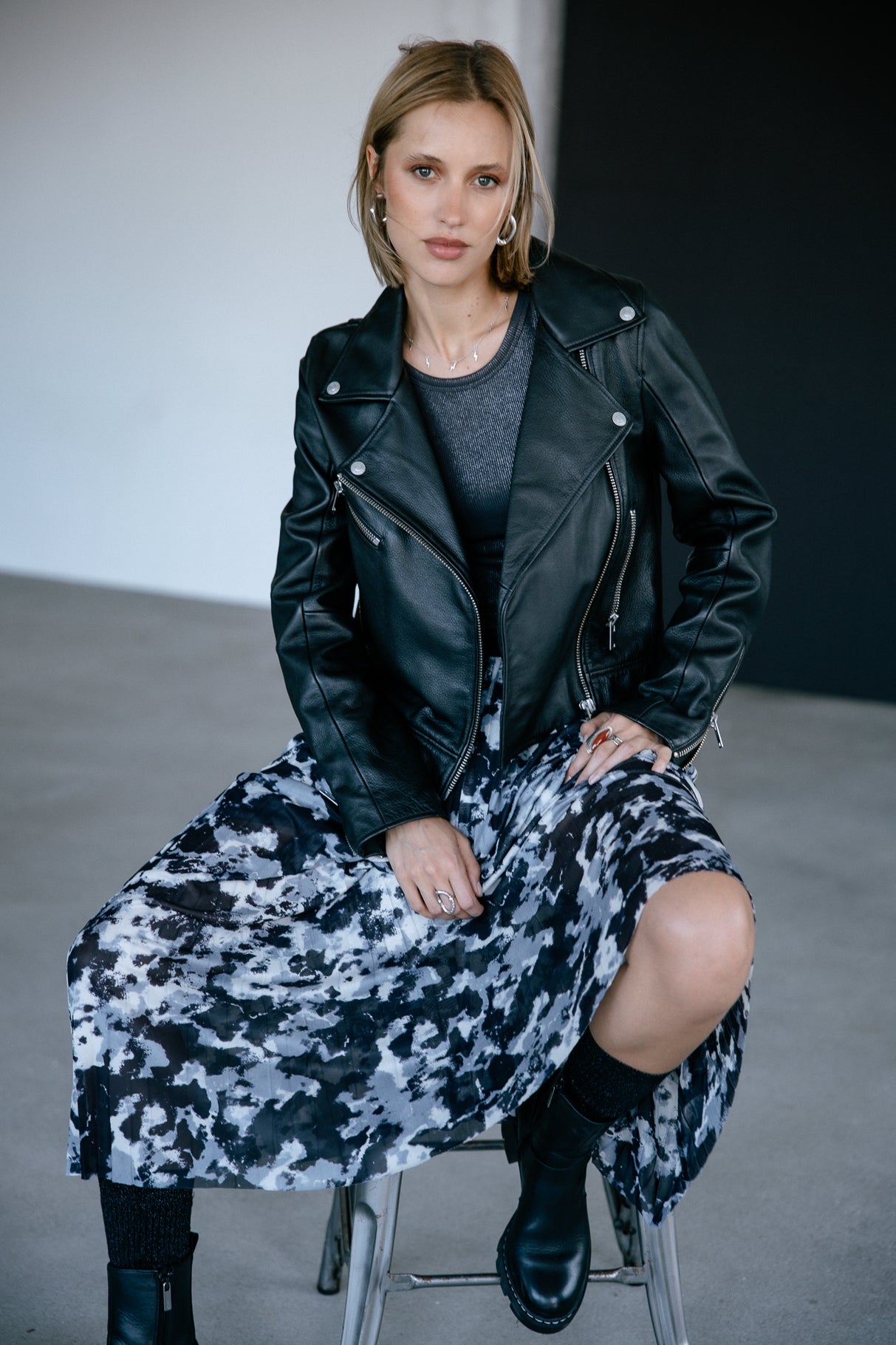 

Jupe plissée Femme Joalie Abstract original | Freeman T. Porter