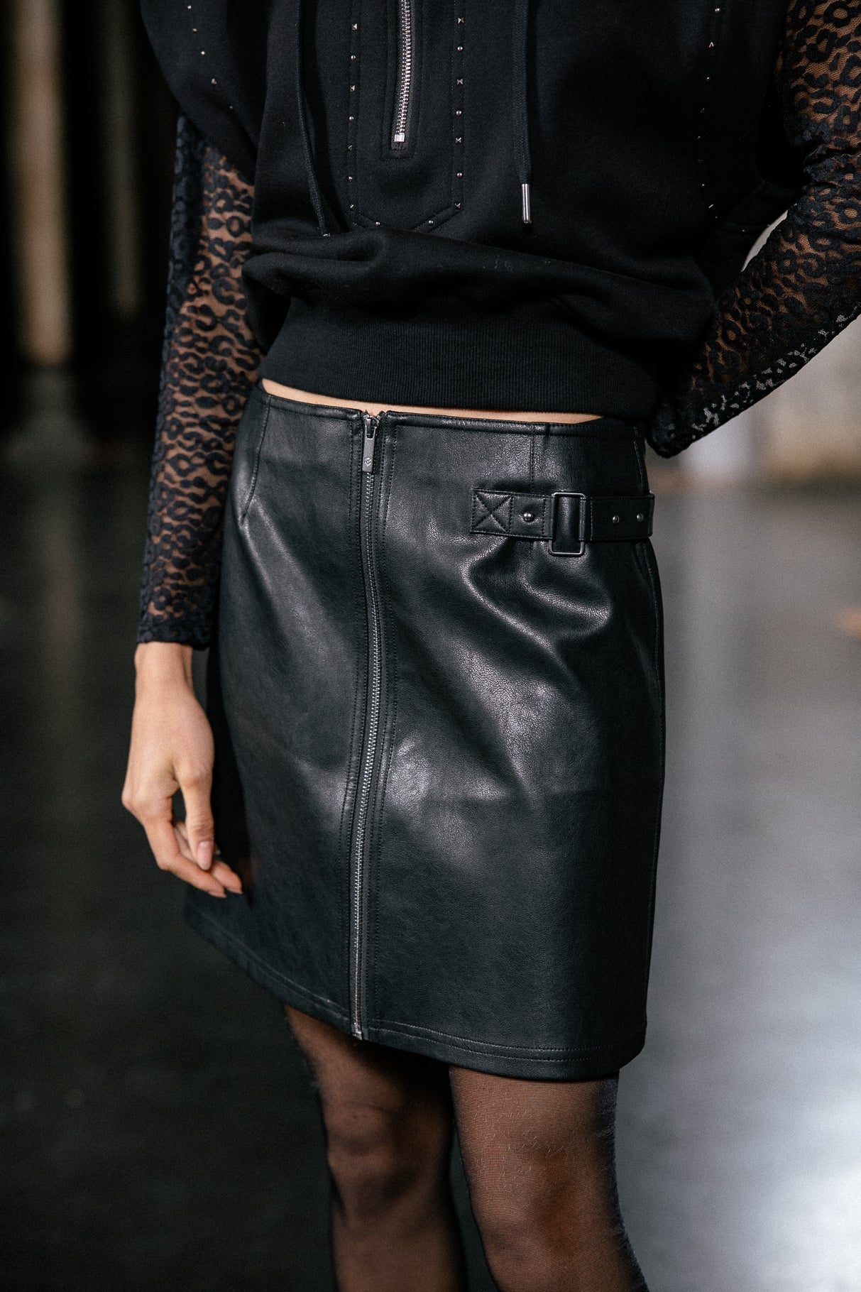 
              

Faux leather skirt Women Zelou Biker black | Freeman T. Porter
            