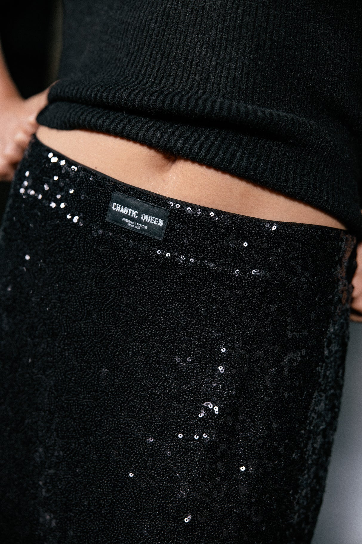 

Sequin skirt Women Jiny Glittery black | Freeman T. Porter