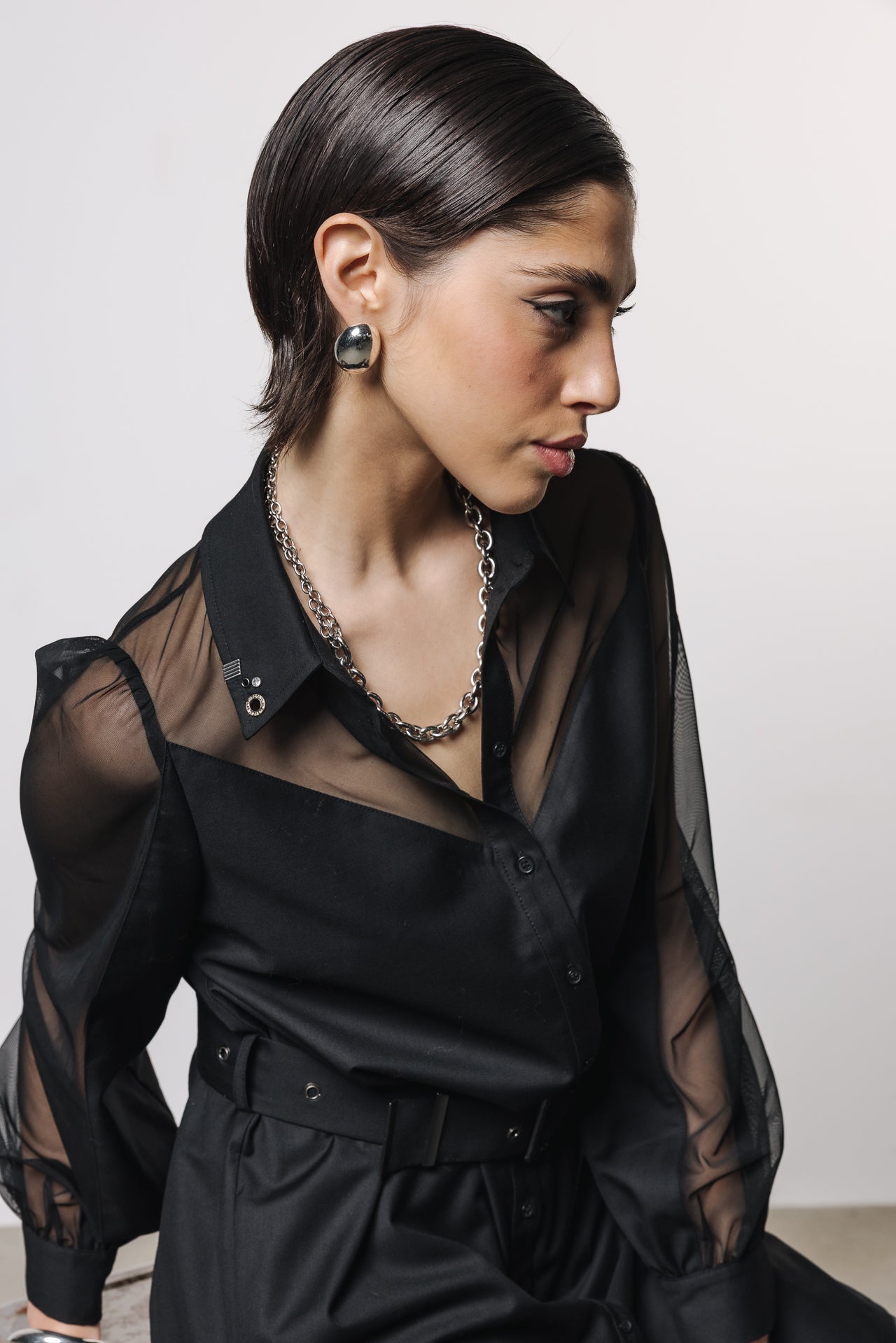 

Robe chemise Femme Ralphine Mix black | Freeman T. Porter