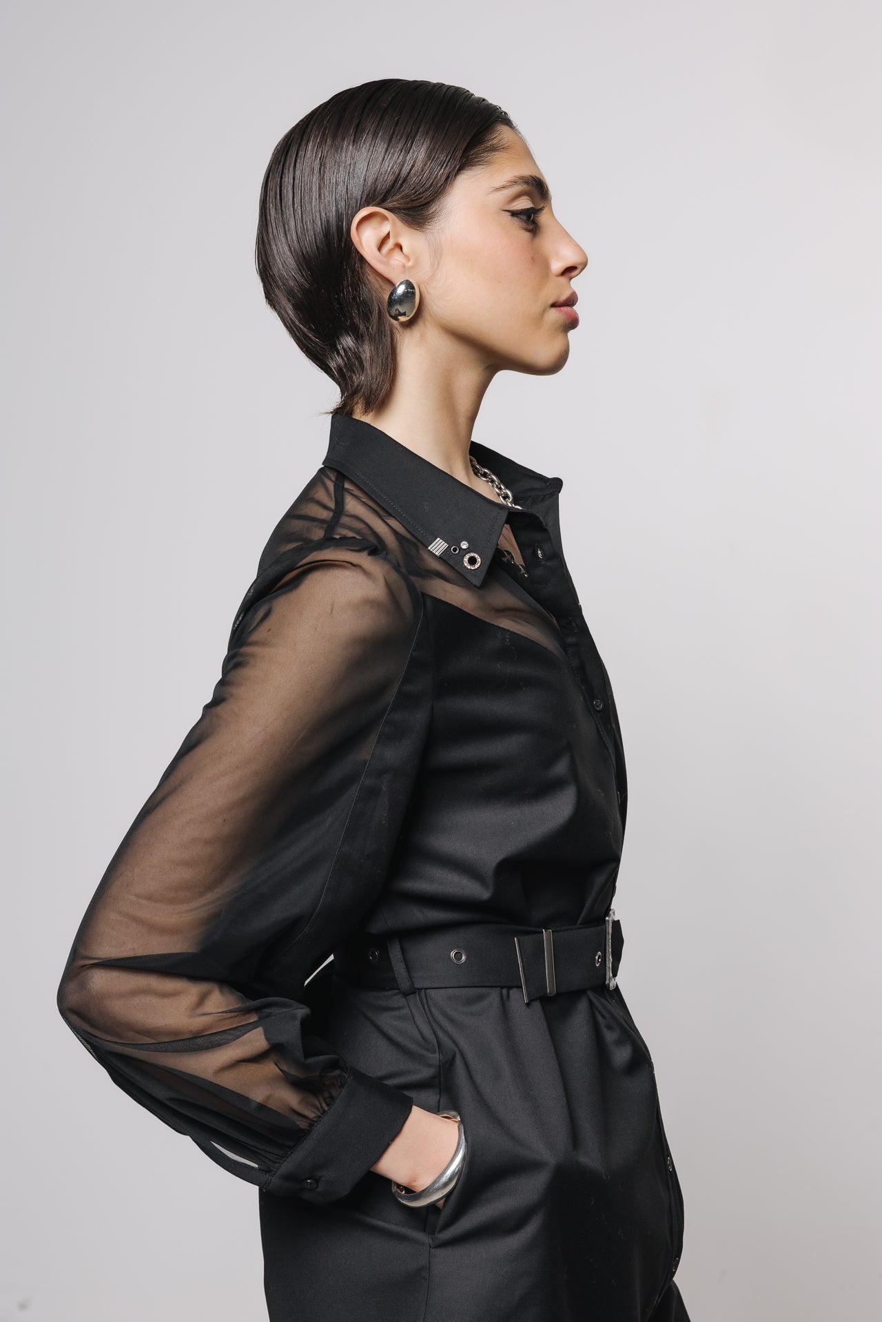 

Robe chemise Femme Ralphine Mix black | Freeman T. Porter