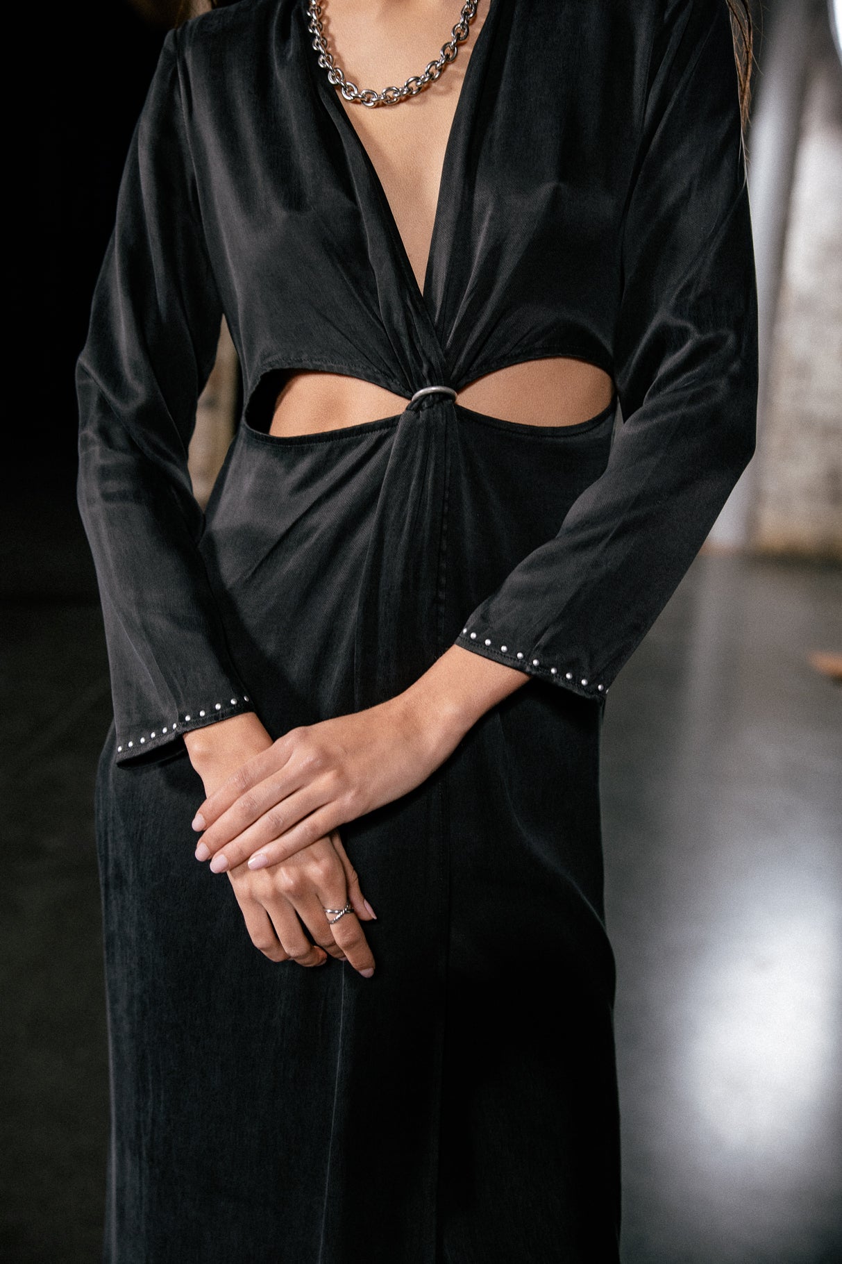 

Robe cache coeur Femme Renate Chic black | Freeman T. Porter