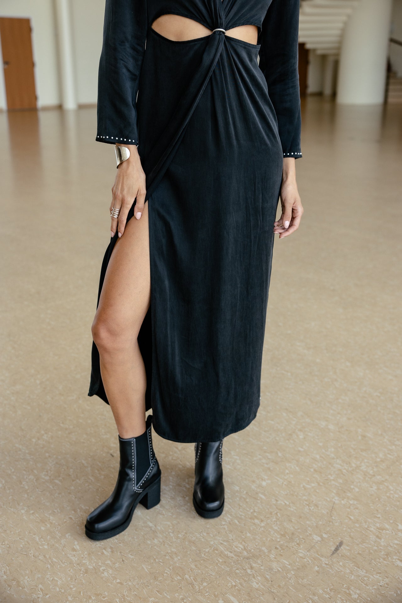

Overslagjurk Dames Renate Chic black | Freeman T. Porter