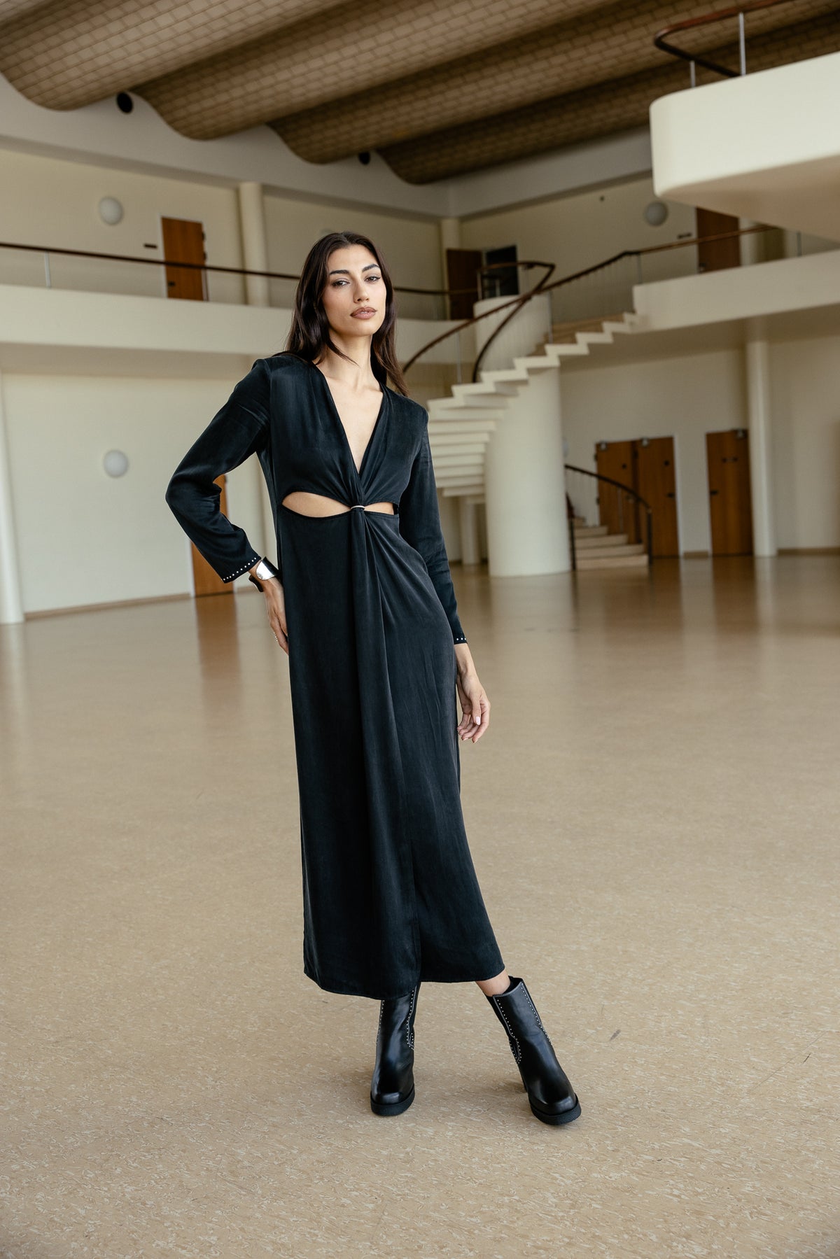 

Overslagjurk Dames Renate Chic black | Freeman T. Porter