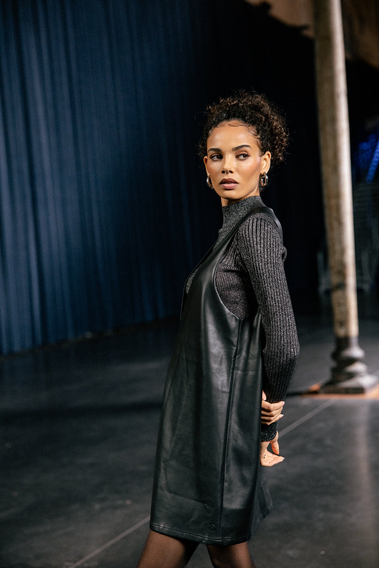 

Pinafore dress Women Rozina Rock black | Freeman T. Porter